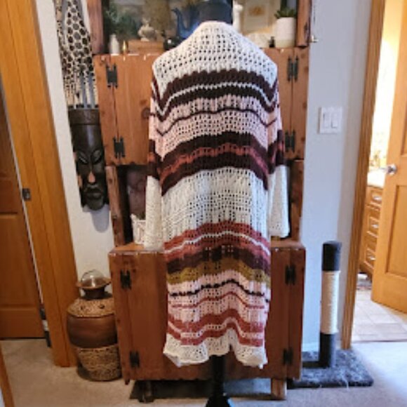 ★★ 3  items with stars in title for $20.  Crochet Torrid Duster / Cardi #122 - Picture 3 of 7